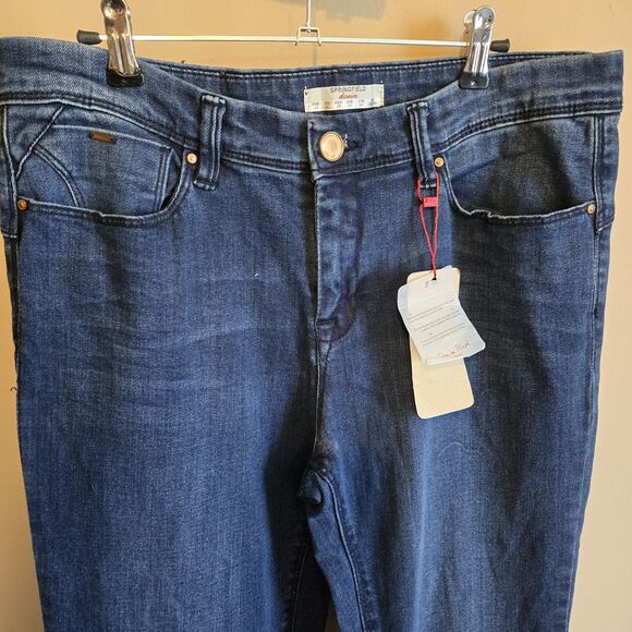 Springfield Denim - Springfield Denim Med Blue Straight Leg Jeans, Size 12-14 (Eur 44) NWT